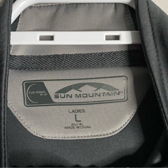 Sun Mountain Women's Gray Thermal Wear Full Zip Jacket - Picture 4 of 10